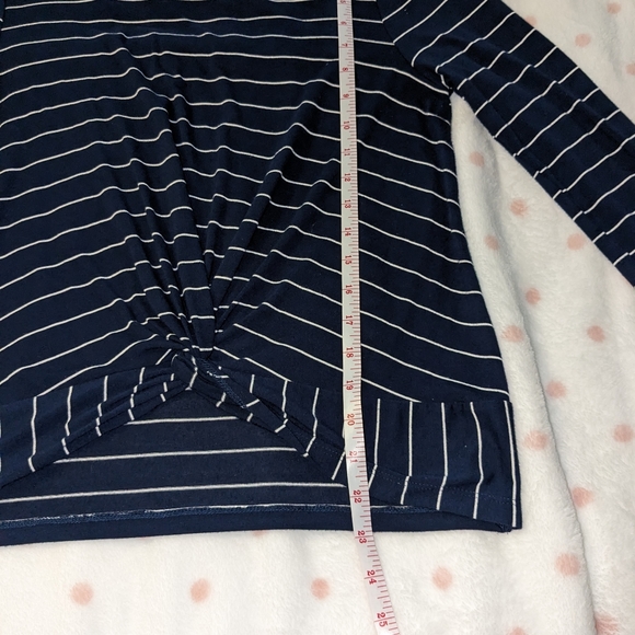 SO lightweight long sleeve stripped knot shirt - Picture 2 of 4